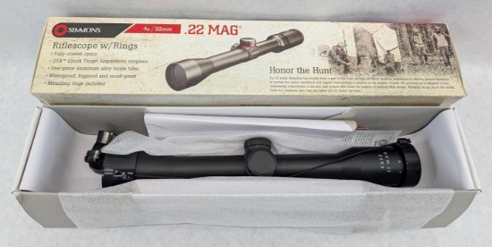Simmons 511022 4X32 .22 Mag. Rifle Scope
