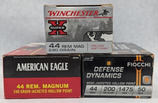(120) .44 Magnum Cartridges
