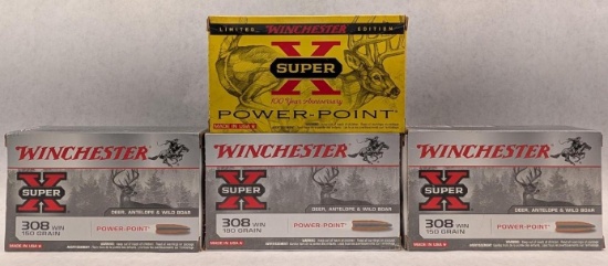 (80) Winchester .308 Winchester Cartridges