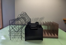 (5) Desktop Paper Holders