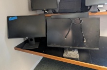 (4) Computer Monitors w/ Stands