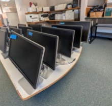 (5) Dell Computer Monitors w/ Stands