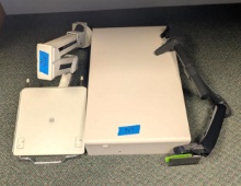 (2) Clamp-On Computer Monitor Mounts