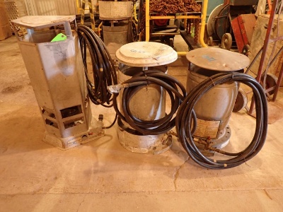 (3) LP Gas Top Hat Heaters