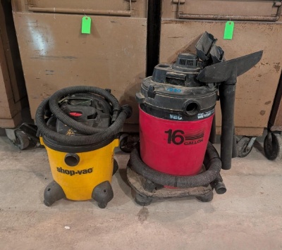 (2) Shop Vacuums