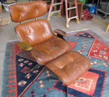 Eames Style Chair & Ottoman