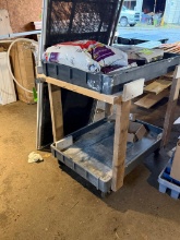 Shop Made Poly & Wood Rolling Cart