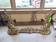 Sunset 2LLL Brass Andiron Set
