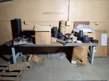 Work Table w/ Natural Gas & Chimney Pipe Fittings