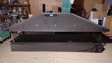Black Painted Steel Chimney Cap