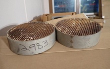 (2) 7" Dia. Ceramic Baffle/Converter
