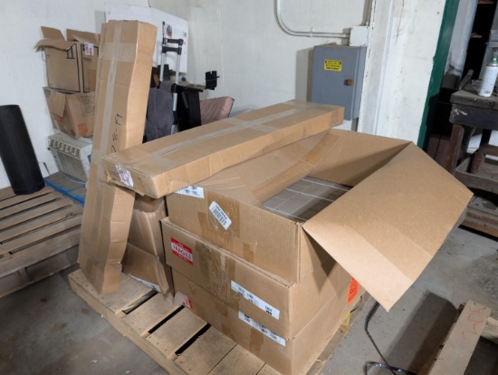 (4+) Pallets of Refractory Cement Fireplace Inserts/Backing
