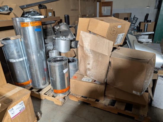 (2) Pallets of 12" Chimney Pipe