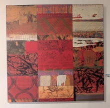 Abstract Print on Board