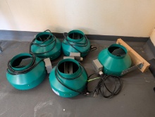 (5) Active O Air By Hydrofarm Duct Air Blowers