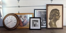 Assorted Framed Artwork & Decoratives