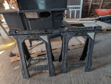 (2) Stanley Poly Saw Horses