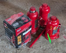 (4) Big Red 20-Ton Bottle Jacks