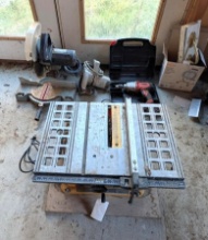 Assorted Saws & Hammer Drill
