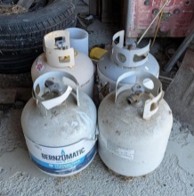 (4) 20lb Empty LP Tanks