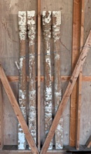 (4) Wood Architectural Pillars