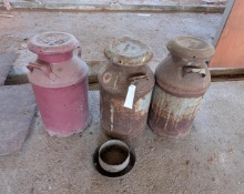 (3) Vintage Milk Jugs