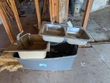 (2) Stainless Steel Sinks