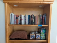 Contents of Two Bookshelf