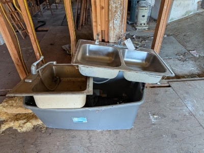 (2) Stainless Steel Sinks