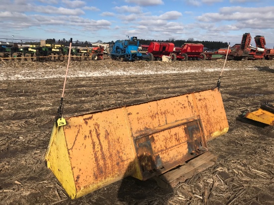 8' Snow Bucket for Skid Steer