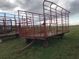 18ft Kicker Hay Rack w/Case Running Gear