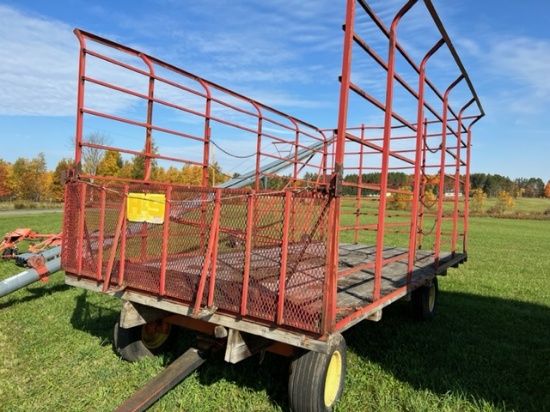H&S Steel Thrower Bale Wagon