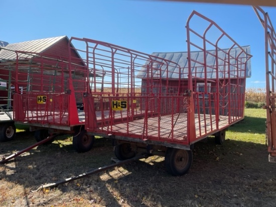 H&S Steel Thrower Wagon