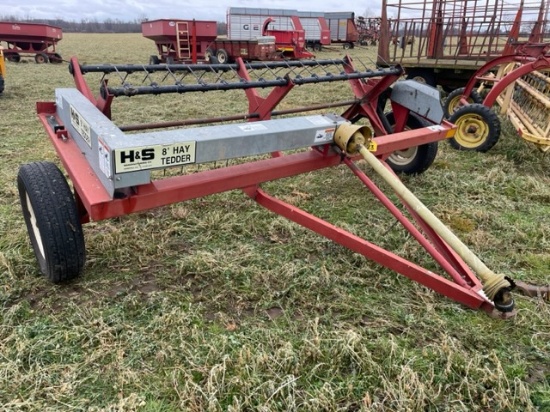 H&S 8ft Hay Tedder