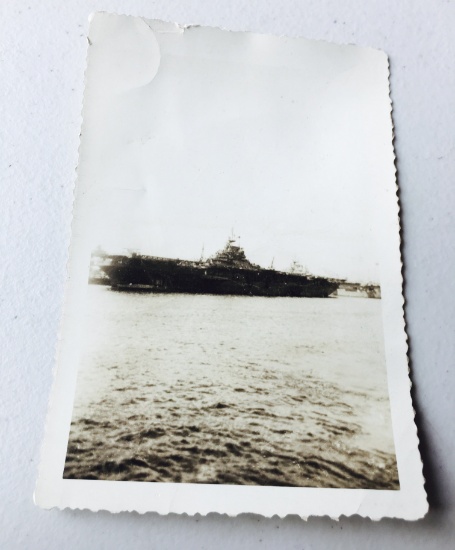 Authentic Photograph of PEARL HARBOR dated 1941