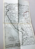 RARE 1780 Hand Colored Map of PERU