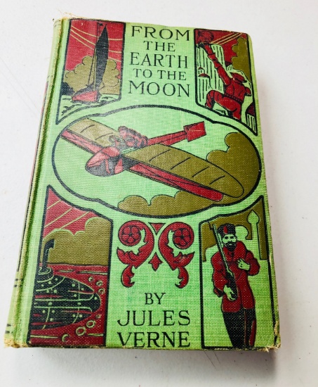 FROM THE EARTH TO THE MOON by Jules Verne (c.1900)