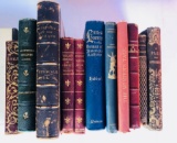 ANTIQUARIAN BOOK LOT of 19th Century DECORATIVE BOOKS - SHELF LOT