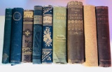 ANTIQUARIAN BOOK LOT of 19th Century DECORATIVE BOOKS - SHELF LOT