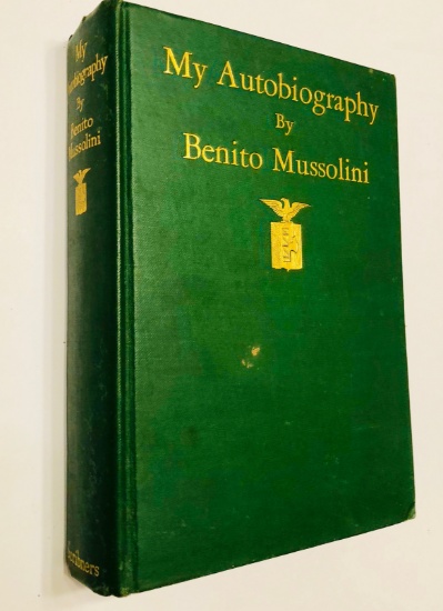 RARE My Autobiography by Benito Mussolini (1928)
