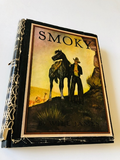 SMOKY: The Cow Horse by Will James (1929) with Dust Jacket