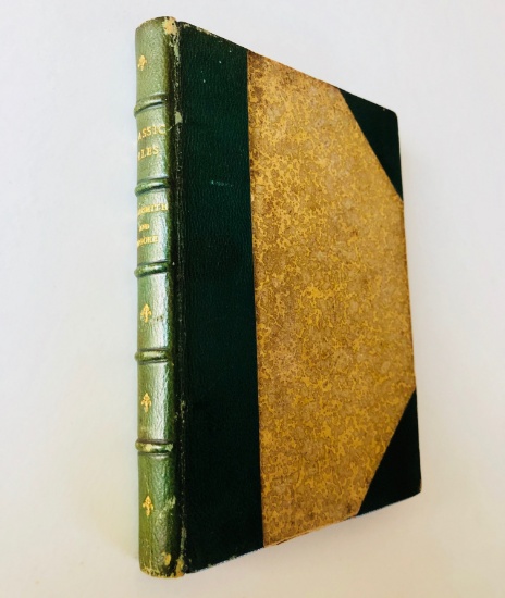 Classic Tales, Serious and Lively by Dr. Hawkesworth (c.1900) Decorative Green Leather