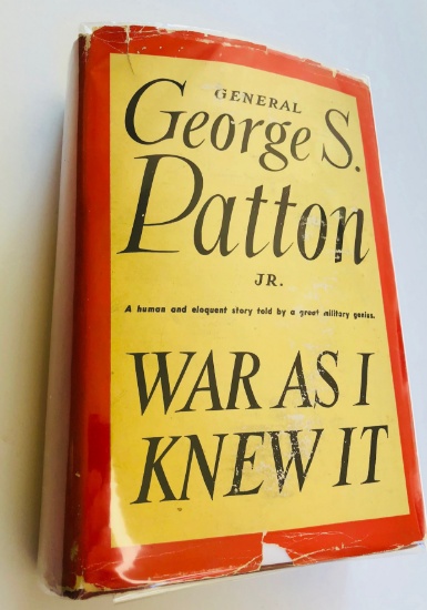WAR AS I KNEW IT by George S. Patton (1947) First Edition