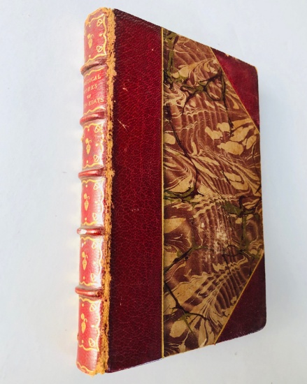 Poetical Works of John Keats (1901) Leather Binding
