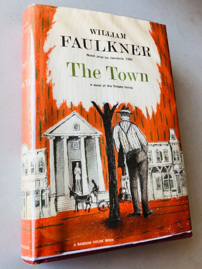 RARE THE TOWN by William Faulkner (1957) First Edition First Printing with Dust Jacket