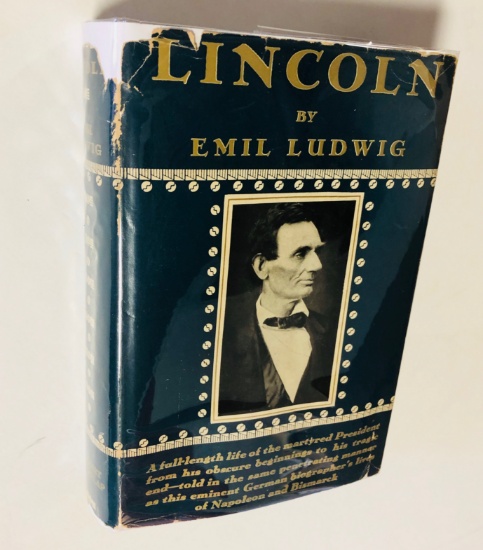 LINCOLN by Emil Ludwig (1930) Full-length portrait of Abraham Lincoln