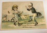 19th Century Antique Trading Cards Set - Kid Gloves & Laces
