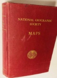 Large NATIONAL GEOGRAPHIC Book filled with MAPS