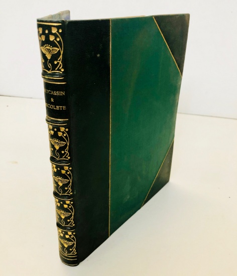 RARE Aucassin and Nicolete, Done from the Old French by Michael West (1917) Brentano Fine Binding