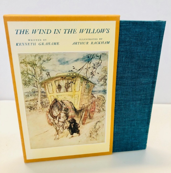 THE WIND AND THE WILLOWS by Kenneth Grahame with Slipcase - Illustrated by ARTHUR RACKHAM